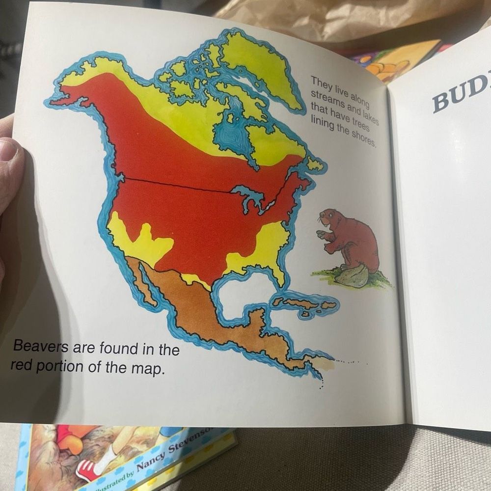 New Vintage World of Animals Buddy the Beaver Paperback written by John Storms - Picture 3 of 8